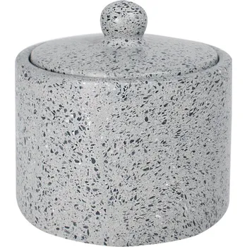 Nádoba s víkem terazzo Q-BATH 1557