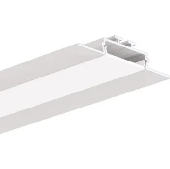 LED páska Ledshopik LED profil do sádrokartonu KLUS OPAC-30 bílý - LED profil OPAC-30 bílý - 1m