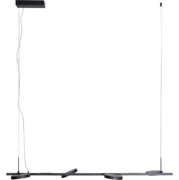 MaxLight Ibiza závěsné svítidlo 4x8 W černá P0529