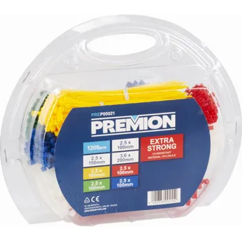 Stahovací páska PREMION PREP00021 - Stahovací pásky MULTI COLOR barevné 1200ks