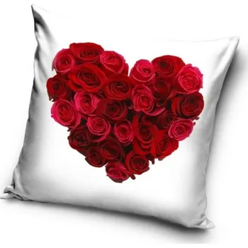 Povlak na polštářek POVLAK NA POLŠTÁŘ SRDCE, uni