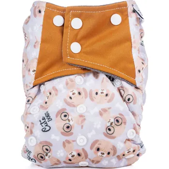 Plenkové kalhoty Bobánek Extra savá extra jemná AIO plenka patentky - Cute dogs