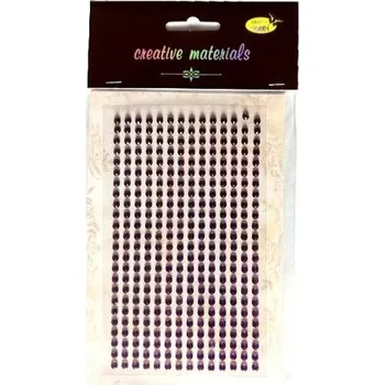 Set školních potřeb Stiker z kryształkami 4mm 336szt fioletowy