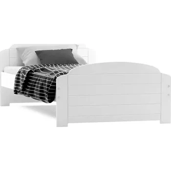 Postel BMS GROUP Dětská postel Lili - 1 osoba, 90x200 bez úložného prostoru bez matrace – Bílá