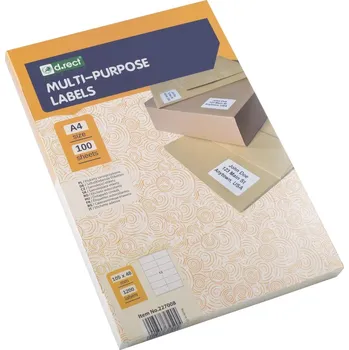Speciální papír d.rect - etikety A4, 105 x 48 mm, 100 archů