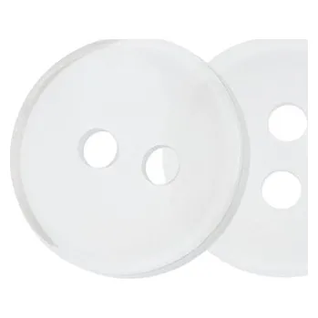 Knoflík Bellatex Knoflík sada 6 ks prům. 13 mm průhledná