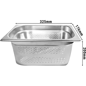 Dóza na potraviny G.Gastro GN nádoba perforovaná 1/3 - hloubka 200 mm