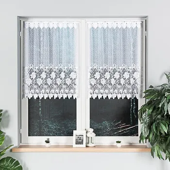 Záclona My Best Home Simonka bílá 90 cm metráž