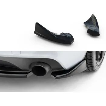 Tuning Splittery zadní boční Audi TT S-Line 8J Facelift černý lesklý plast