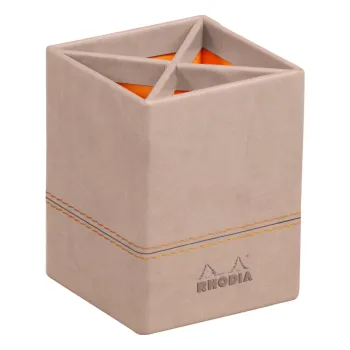 Malířský stojan Stojánek na psací potřeby Rhodia 8x8x11cm – Rose smoke (Stojánek na psací potřeby Rhodia 8x8x11cm – Rose smoke)