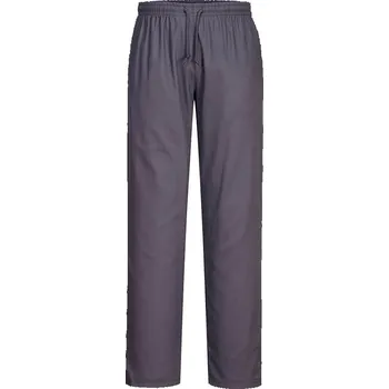 Gastro oděv PORTWEST Kuchařské kalhoty se stahovací šňůrkou Velikost: 3XL, Barva: šedá