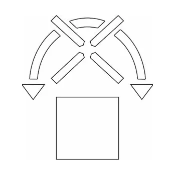 Manipulační značka - nevalit 200 x 183 mm