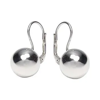 Náušnice Stříbrné náušnice koule 1,2cm