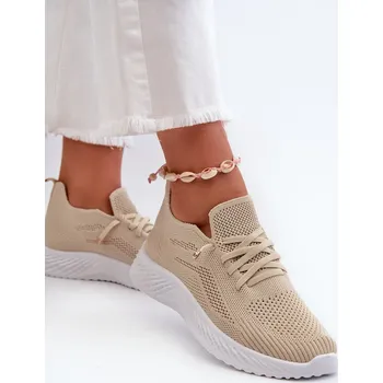 Dámské tenisky Dámské sportovní boty Jagelia Barva: Béžová, Velikost: 38