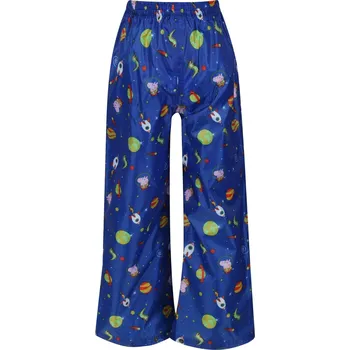 REGATTA Dětské nepromokavé kalhoty prasátko Pepa 2–3 ROKY MODRÁ|ČERNÁ