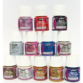 Výtvarná barva Akrylová barva Pébéo Déco 45 ml PERLEŤOVÁ ŠEDÁ 104