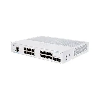 Síťový prvek Cisco switch CBS350-16T-2G-EU (16xGbE,2xSFP,fanless) - REFRESH