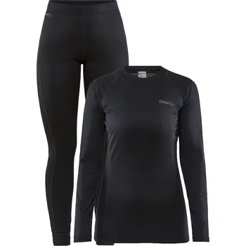 Dámská sportovní souprava Craft CORE WARM BASELAYER SET W černá 1909708-999000 - XS | UK 12 | US 13