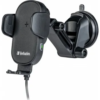 VERBATIM Držák do Auta Bezdrátová rychlonabíječka Qi 15W FWC-01