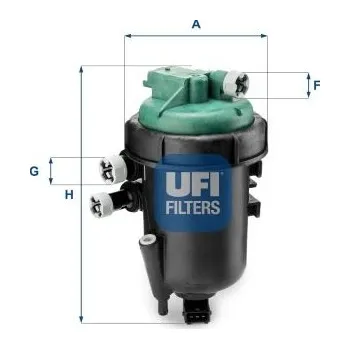 Palivový filtr Palivový filtr UFI 55.178.00