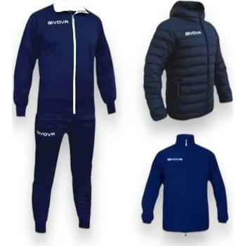 GIVOVA BOX OLANDA, barva 0403 tmavě modrá - bílá, velikost L