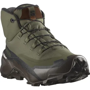 Pánská treková obuv Salomon Cross Hike Tracker GTX L47596400 - ranger green/earth brown/black 44 2/3