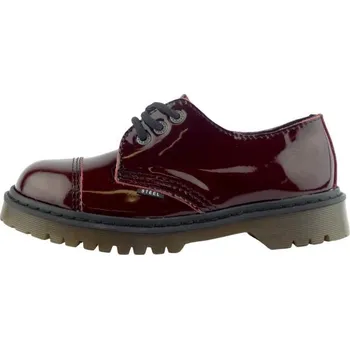 Těžké boty Steel boty 3dírky 101/AL2/D63 bez ocelové špice D63 Lak Bordo, velikost 39