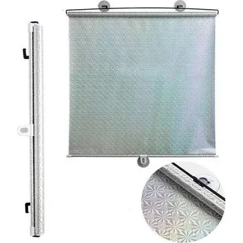 Zatemňovací roleta na okno - Stříbrná 45x125 cm