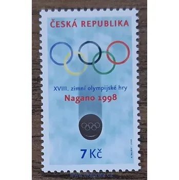 Sběratelství ČR ** 167, XXVIII. ZOH Nagano, r. 1998