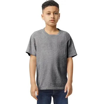 Chlapecké tričko Gildan Dětské triko G64000K Graphite Heather M (116/134)