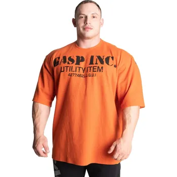 Gasp IRON THERMAL TEE FLAME – tričko Gasp oranžové Velikost: S