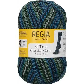 Příze Regia 4-Ply Color 4137 Dew (Ponožková příze Regia 4137 Dew)