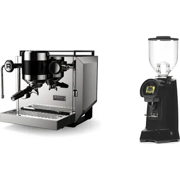 Kávovar Rocket Espresso Bicocca, stainless silver + Eureka Helios 65,…