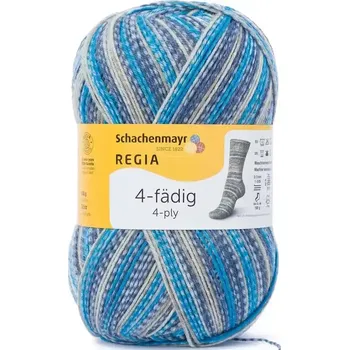 Příze Regia 4-Ply Color 4898 water color (Ponožková příze Regia 4898 water color)