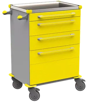 MOBI 59 N vozík zdravotnický, plast ABS, žlutá