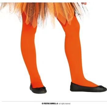Guirca Oranžové punčochy pro děti 7-12 let