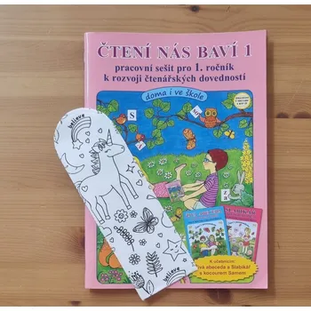 Záložka Látkové záložky s různými motivy Motiv: Jednorožec