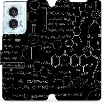 Pouzdro na mobilní telefon Flipové pouzdro Mobiwear - Motorola Edge 50 Fusion - V060P Vzorečky (Knížkové flip pouzdro, obal, kryt na mobil Motorola Edge 50 Fusion - V060P Vzorečky, materiál Umělá kůže + TPU - ochrana 360°, stojánek, silikonová vanička, magnetické zavírání)