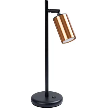 Lampička Sollux SL.1381 - Stolní lampa WINX 1xGU10/10W/230V černá/měď