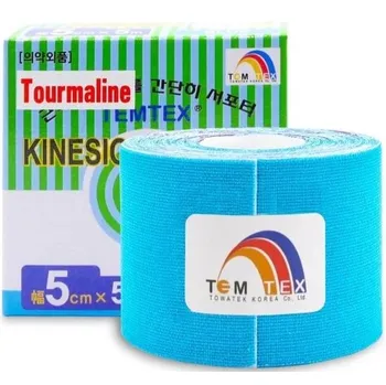 Tejpovací páska Tejpovací TEMTEX kinesio tape Tourmaline modrá 5cmx5m