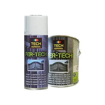 Lak na dřevo Fer-tech kovářská barva černá/0,75 l