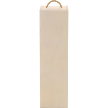 Dárková krabička Reklamní VinoBox zakázková dárková krabička na víno, přírodní