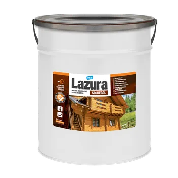 barva a nátěr na dřevo HET Soldecol lazura SL 28 Teak 10 l