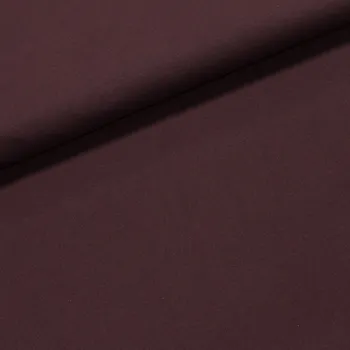 Bavlněný úplet TEPLÁKOVINA SP-GRETA 47, jednobarevná uni hnědá, š.180cm (látka v metráži)