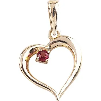 Přívěsek safír - zlatý přívěsek (U4-1379)