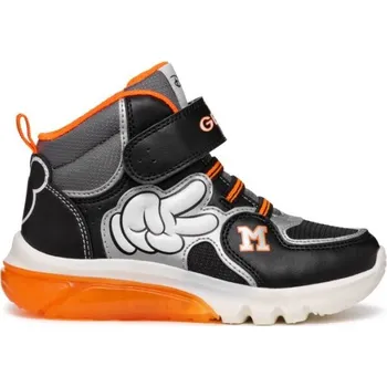 Chlapecké tenisky Chlapecké tenisky Geox J CIBERDRON F 32-35 EU 33 Černá, Šedá, Bílá, Oranžová