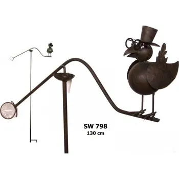 Zahradní dekorace Zápich ptáček váha