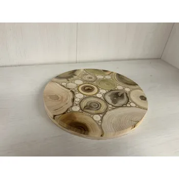 Dřevotéka Podtácek kulatý jednostranný 18 cm Podtácek kulatý jednostranný 18 cm