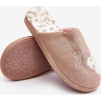 Dámské pantofle Lesklé dámské pantofle Geraja Barva: Růžová, Velikost: 36