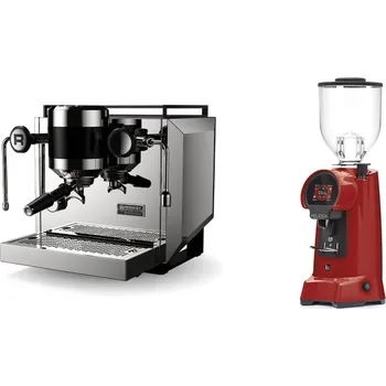 Kávovar Rocket Espresso Bicocca, stainless silver + Eureka Helios 75,…